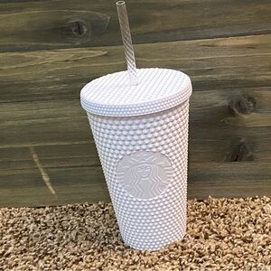 Starbucks‎ White Textured Tumbler